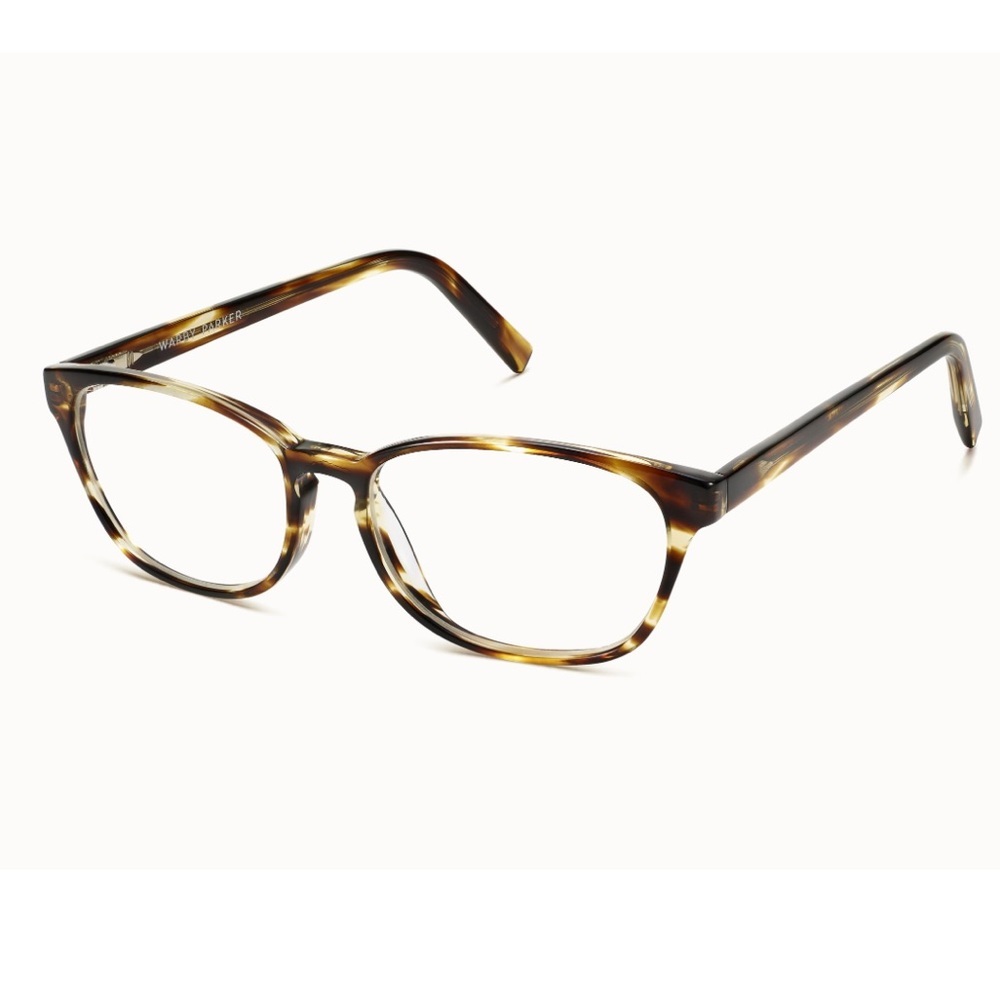 Warby Parker Clemens Eyeglasses Tortoiseshell Rectangular Unisex Classic